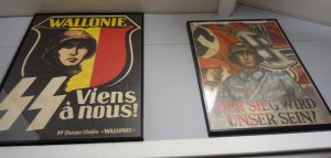 The museum displays many propaganda posters from all factions