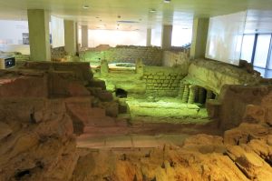 The public baths in the Roman city of Tolbiacum