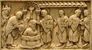 The baptism of Clovis